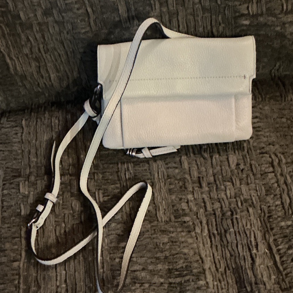 Vince Camuto Pale Mint Leather Crossbody Bag